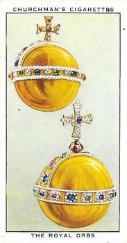 1937 Churchman's The King’s Coronation #31 The Royal Orbs Front