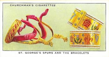 1937 Churchman's The King’s Coronation #35 St. George's Spurs and the Bracelets Front