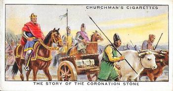 1937 Churchman's The King’s Coronation #50 The Story of the Coronation Stone Front