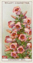 1933 Wills's Garden Flowers #10 Canterbury Bell Front