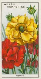 1933 Wills's Garden Flowers #22 Geums Front
