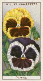 1933 Wills's Garden Flowers #34 Pansies Front