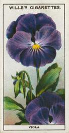 1933 Wills's Garden Flowers #47 Viola Front