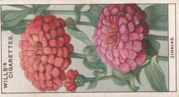 1933 Wills's Garden Flowers #50 Zinnias Front