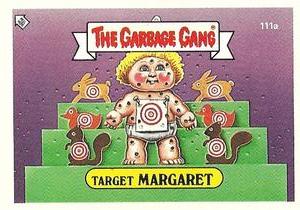 1989 Regina The Garbage Gang Series 3 #111a Target Margaret Front