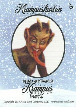 2019 Attic Cards Inked Nightmares Krampus Part 2 #5 Krampus Back