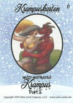 2019 Attic Cards Inked Nightmares Krampus Part 2 #6 Krampus Back