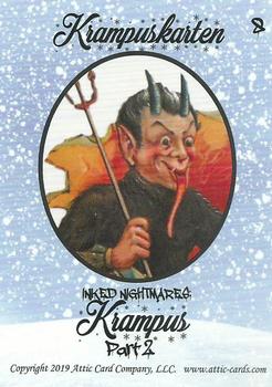 2019 Attic Cards Inked Nightmares Krampus Part 2 #8 Krampus Back