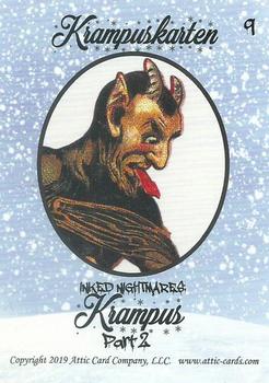 2019 Attic Cards Inked Nightmares Krampus Part 2 #9 Krampus Back