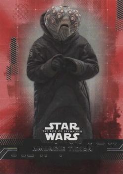2019 Topps Star Wars: The Rise of Skywalker - Red #31 Amuncie Tidian Front