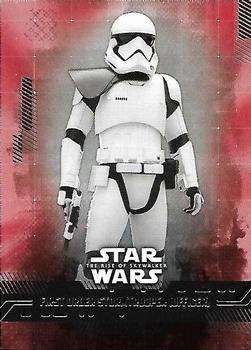 2019 Topps Star Wars: The Rise of Skywalker - Red #35 First Order Stormtrooper (Officer) Front