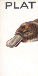 1934 Wills's Animalloys #25 Platypus Front