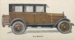 1924 Imperial Tobacco Co of Canada (ITC) Motor Cars (C22) #8 Durant Front