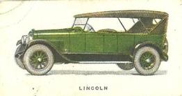 1924 Imperial Tobacco Co of Canada (ITC) Motor Cars (C22) #33 Lincoln Front