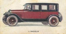 1924 Imperial Tobacco Co. of Canada (ITC) Motor Cars (C22) #36 Lincoln Front