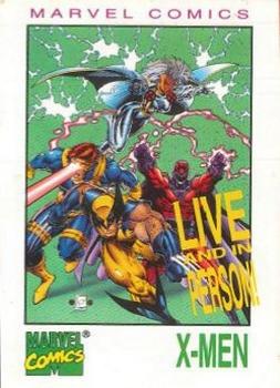 1992 Marvel Comics Live and in Person #NNO X-Men Front