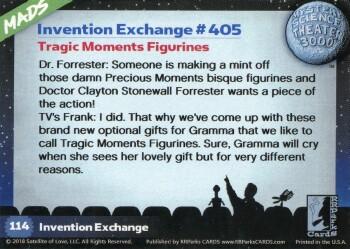 2018 RRParks Mystery Science Theater 3000 Series Two #114 Tragic Moments Figurines Back