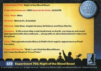 2018 RRParks Mystery Science Theater 3000 Series Two - Experiments #123 Experiment 701: Night of the Blood Beast Back