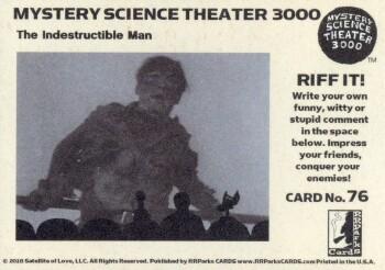 2018 RRParks Mystery Science Theater 3000 Series Two - Riff It! #76 Oh, what am I smelling? Did somebody die in here? Back