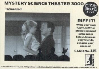 2018 RRParks Mystery Science Theater 3000 Series Two - Riff It! #115 Either this man is dead ... or my watch has stopped Back