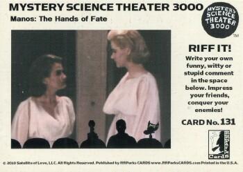 2018 RRParks Mystery Science Theater 3000 Series Two - Riff It! #131 I left a piece of chewed gum on your pillow ... Back