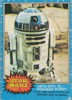 1977 Topps Star Wars (Mexico) #3 Artu Ditu el pequeño robot Front