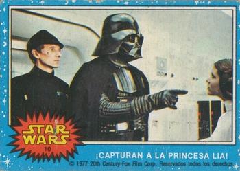 1977 Topps Star Wars (Mexico) #10 Capturan a la Princesa Lia Front