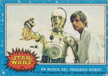1977 Topps Star Wars (Mexico) #19 En busca del pequeño robot Front