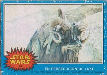 1977 Topps Star Wars (Mexico) #20 En persecución de Luke Front