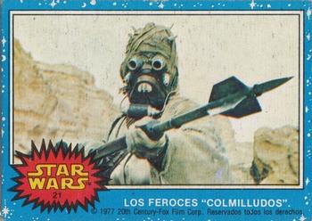 1977 Topps Star Wars (Mexico) #21 Los feroces colmilludos Front