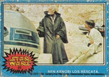 1977 Topps Star Wars (Mexico) #22 Ben Kenobi los rescata Front
