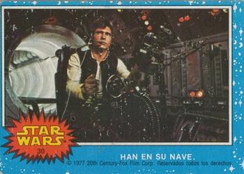1977 Topps Star Wars (Mexico) #30 Han en su nave Front