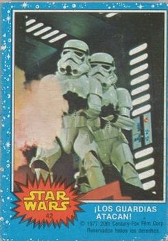 1977 Topps Star Wars (Mexico) #42 Los Guardias Atacan Front