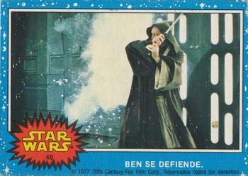 1977 Topps Star Wars (Mexico) #46 Ben se defiende Front