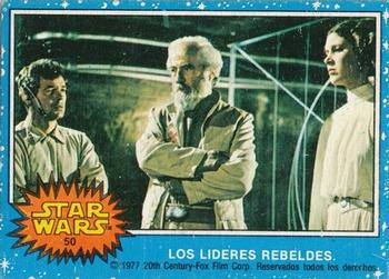 1977 Topps Star Wars (Mexico) #50 Los lideres rebeldes Front