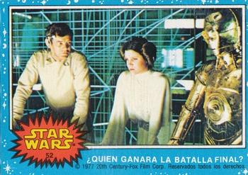 1977 Topps Star Wars (Mexico) #52 Quien ganara la batalla final Front