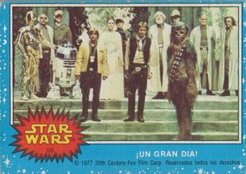 1977 Topps Star Wars (Mexico) #56 Un gran día Front