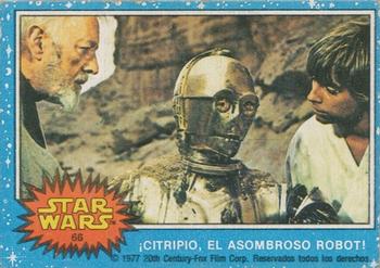 1977 Topps Star Wars (Mexico) #66 Citripio el asombroso robot Front