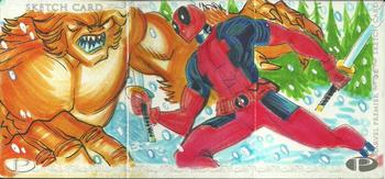 2012 Upper Deck Marvel Premier - Three Panel Sketches #NNO Dana Black Front