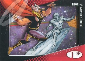 2012 Upper Deck Marvel Premier - Shadowbox #S-18 Thor / Silver Surfer Front