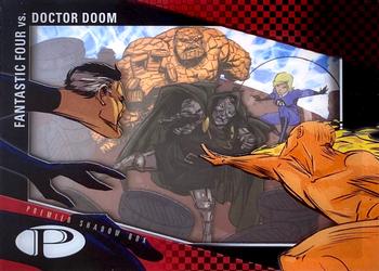 2012 Upper Deck Marvel Premier - Shadowbox #S-34 Fantastic Four / Doctor Doom Front