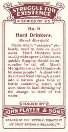 1923 Player's Struggle for Existence #9 Hard Drinkers Back