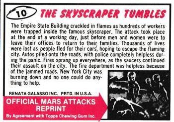 1984 Renata Galasso Mars Attacks Reprint #10 The Skyscraper Tumbles Back