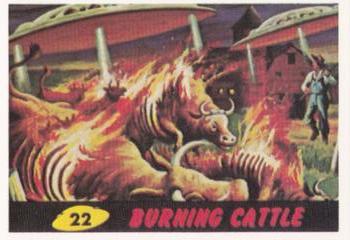 1984 Renata Galasso Mars Attacks Reprint #22 Burning Cattle Front