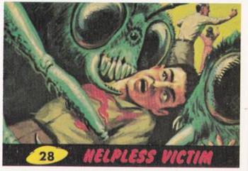 1984 Renata Galasso Mars Attacks Reprint #28 Helpless Victim Front