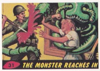 1984 Renata Galasso Mars Attacks Reprint #31 The Monster Reaches In Front