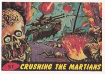 1984 Renata Galasso Mars Attacks Reprint #51 Crushing the Martians Front