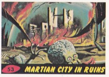 1984 Renata Galasso Mars Attacks Reprint #53 Martian City in Ruins Front