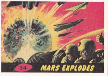 1984 Renata Galasso Mars Attacks Reprint #54 Mars Explodes Front