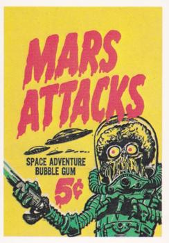 1984 Renata Galasso Mars Attacks Reprint #56 Wrapper Graphics Front